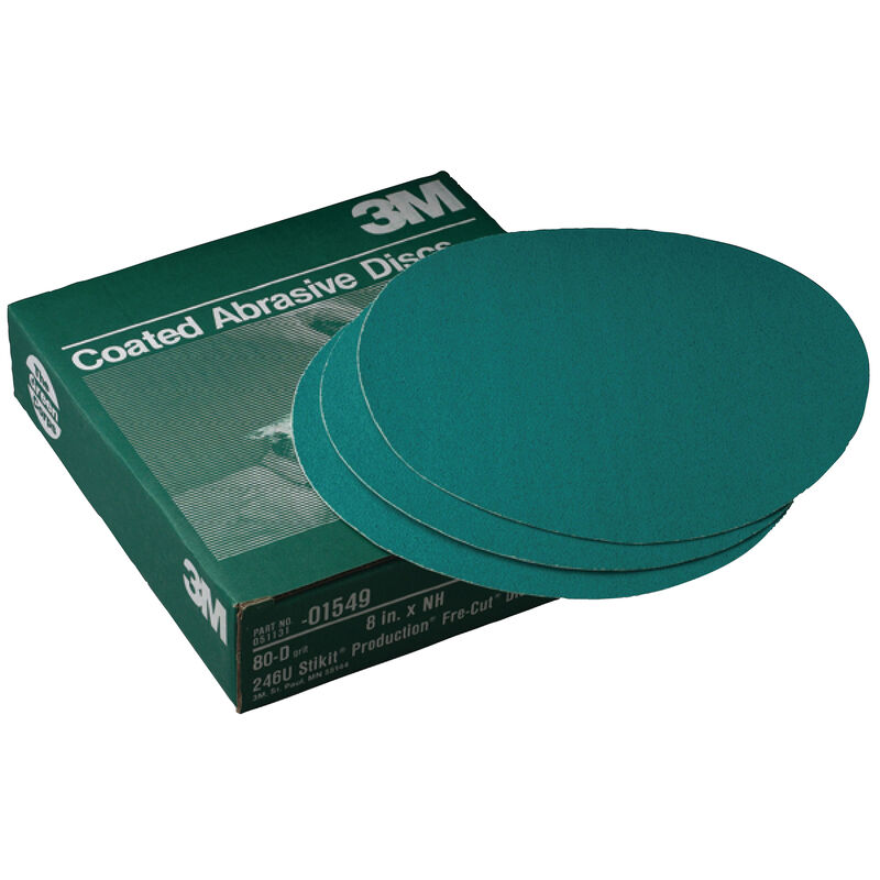 3M Stikit Green Corps Abrasive Paper Discs, Grade 36E image number 1