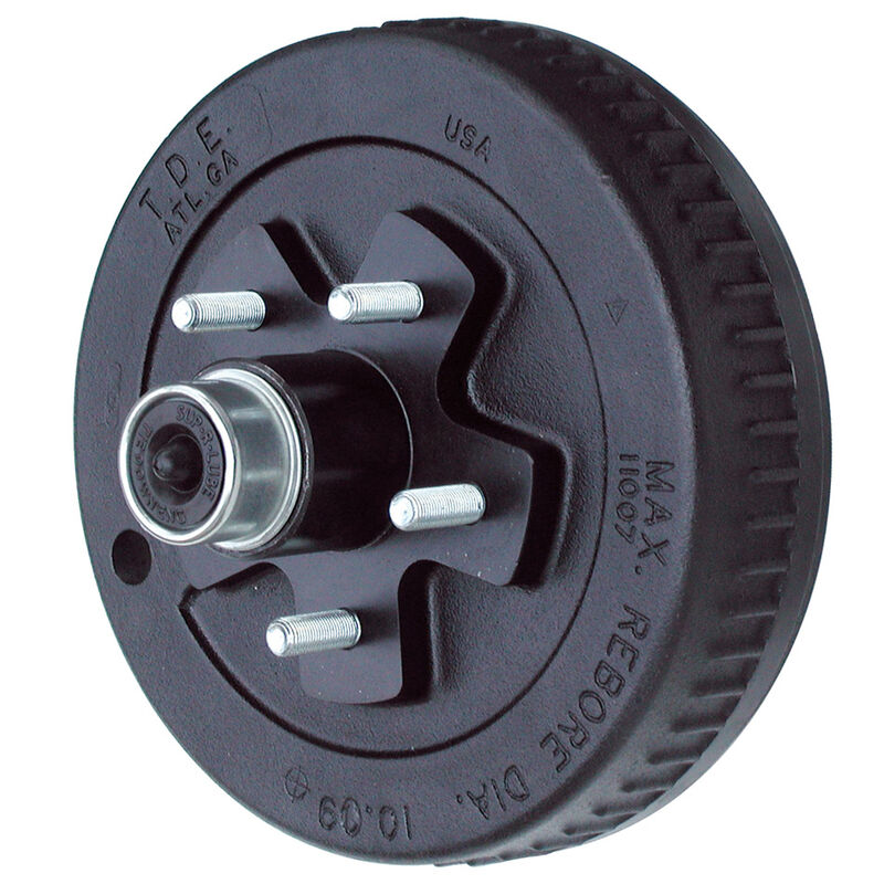 Tie Down Trailer Drum Brake Hub, 10" image number 1