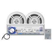 Dual MCP103 USB/MP3/WMA Media Receiver With Two 6.5" Speakers