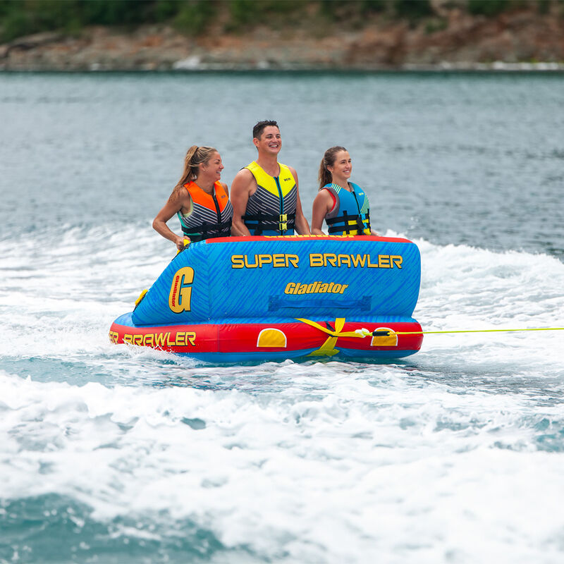 Gladiator Super Brawler 3-Person Towable Tube image number 4
