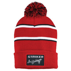 Striker ICE Men's Striped Pom Hat