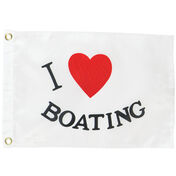 &quot;I Luv Boating" Flag