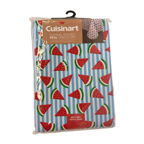 Cuisinart PEVA 60" x 84" Watermelon Stripe Tablecloth