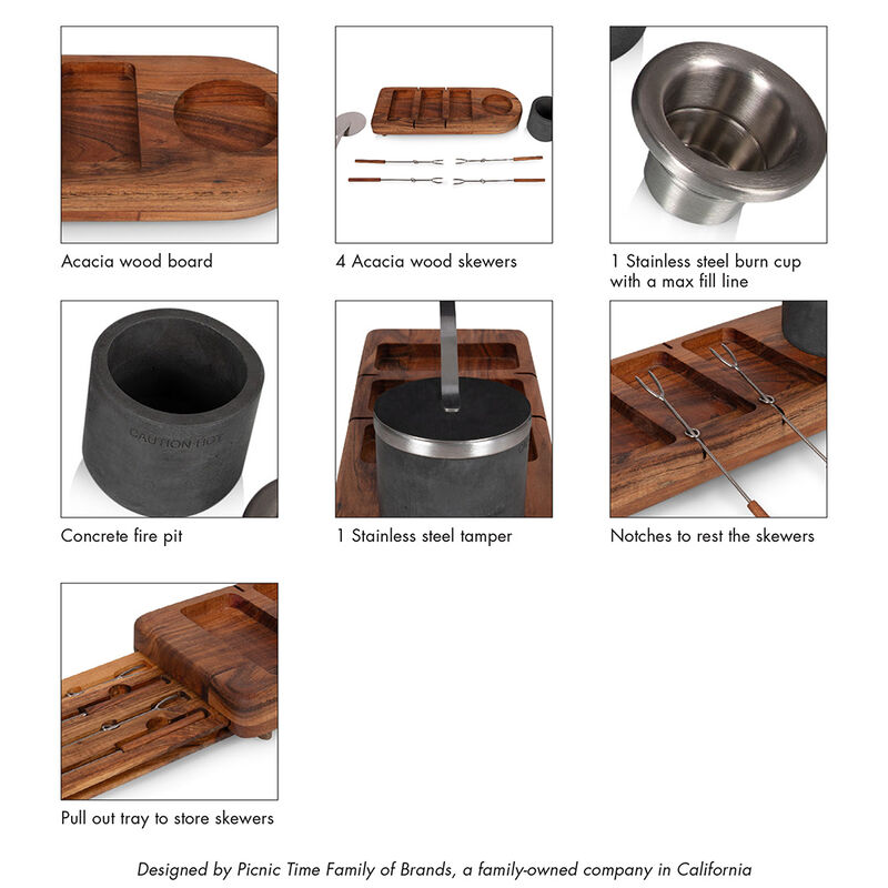 Toscana Dolce S'mores Kit with Tabletop Fire Pit image number 7