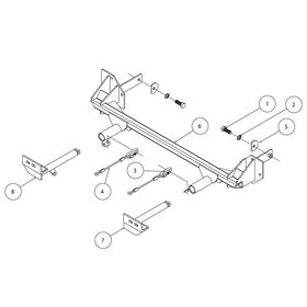 Roadmaster Crossbar Style Baseplate Kit&mdash;2009-2013 Honda Fit (521190-1)