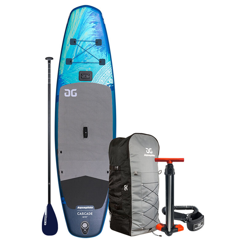 Aquaglide Cascade 10' Inflatable Stand Up Paddle Board Package image number 1