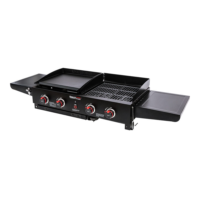 Royal Gourmet 4-Burner Portable Flat Top Gas Grill and Griddle Combo image number 2
