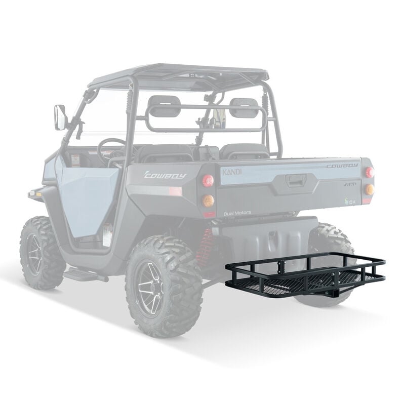 Kandi Golf Cart Rear Hitch Storage Basket, 2" Hitch Receiver Compatible image number 2