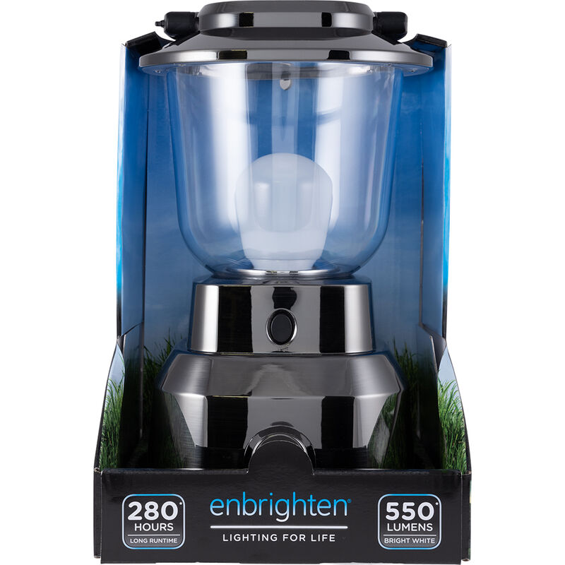 GE Enbrighten Nickel-Plated Dimmable Lantern image number 2