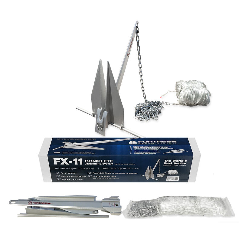 Fortress FX-11 Lightweight Aluminum Anchor Kit image number 1