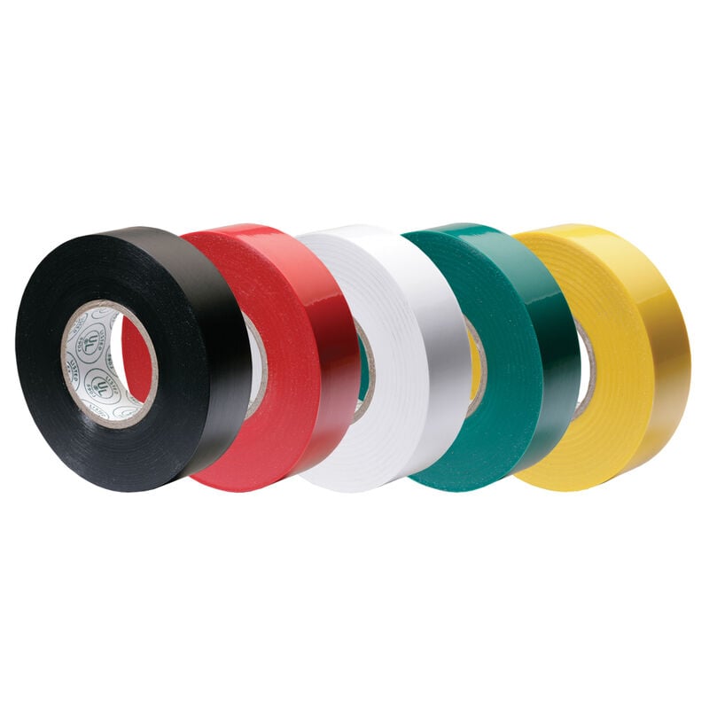 Ancor Premium Electrical Tape, 5-Pack, Assorted Colors image number 1