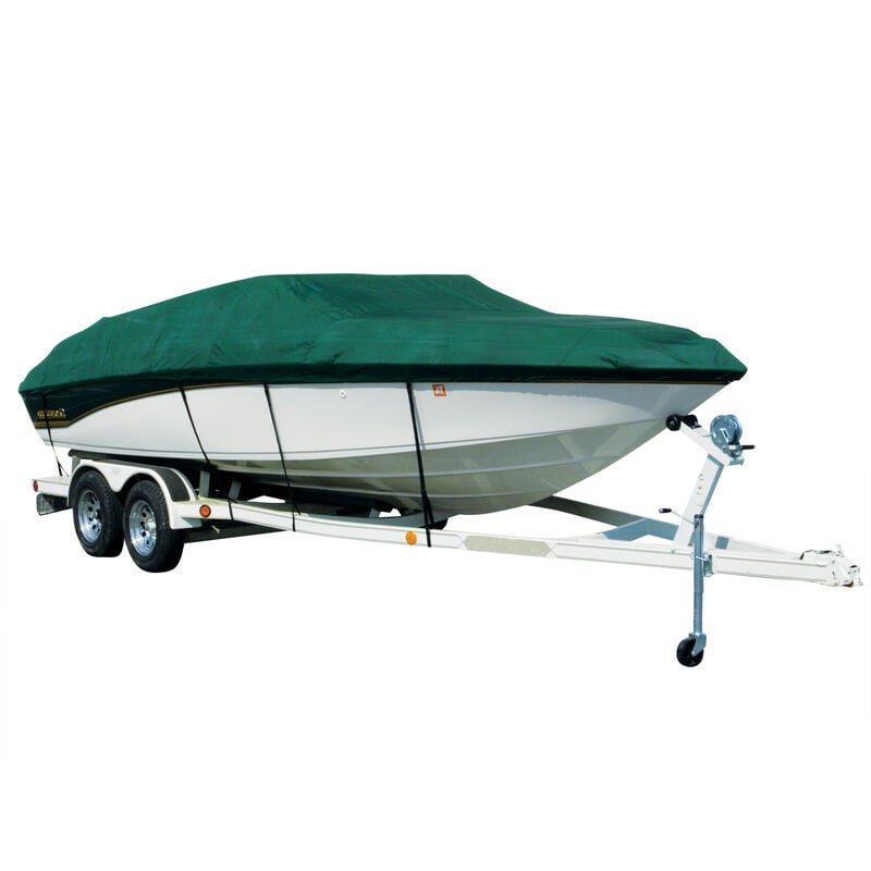 Exact Fit Covermate Sharkskin Boat Cover For BAYLINER CAPRI 192 BW CUDDY image number 4