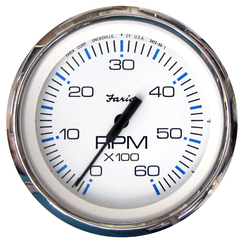 Faria Chesapeake SS Instruments - Tachometer (6000 rpm) image number 3