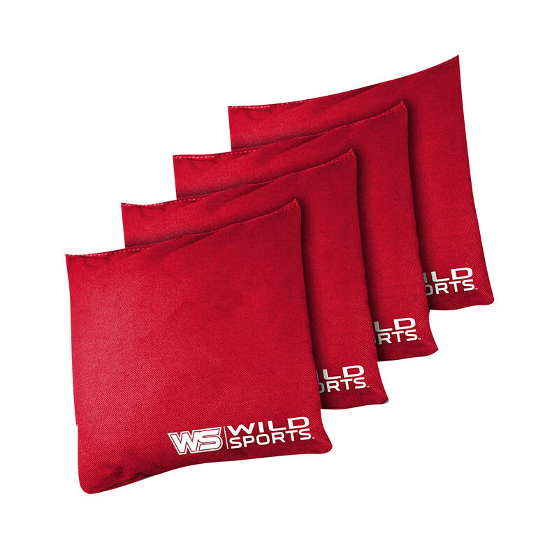Wild Sports Regulation Bean Bags, Red, Set of 4 image number 1