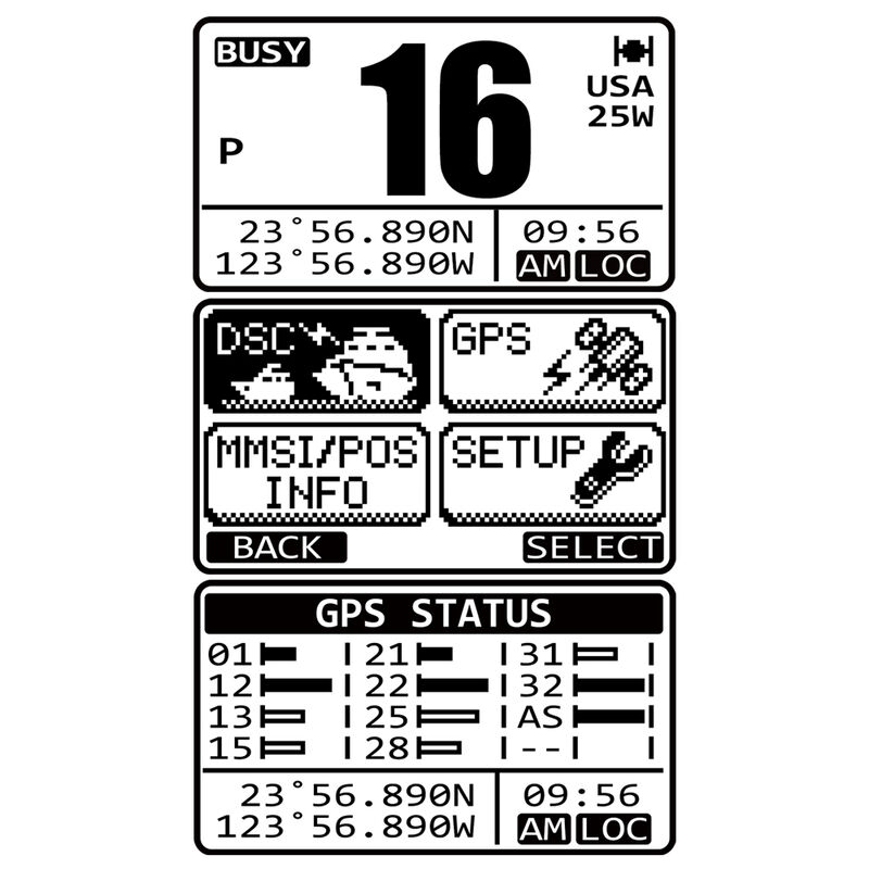 Standard Horizon GX1400 Fixed Mount VHF - Black image number 4