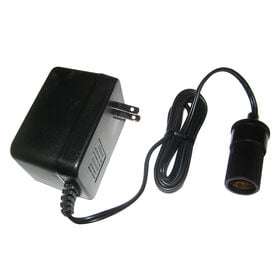 Lowrance AC Power Adapter to Female Cigarette Lighter Socket for Power From 120V Wall Socket