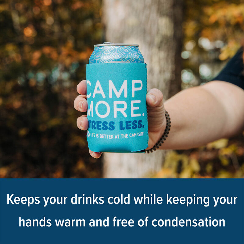 Camco Life is Better at The Campsite Can Cooler, 4 Pack image number 2