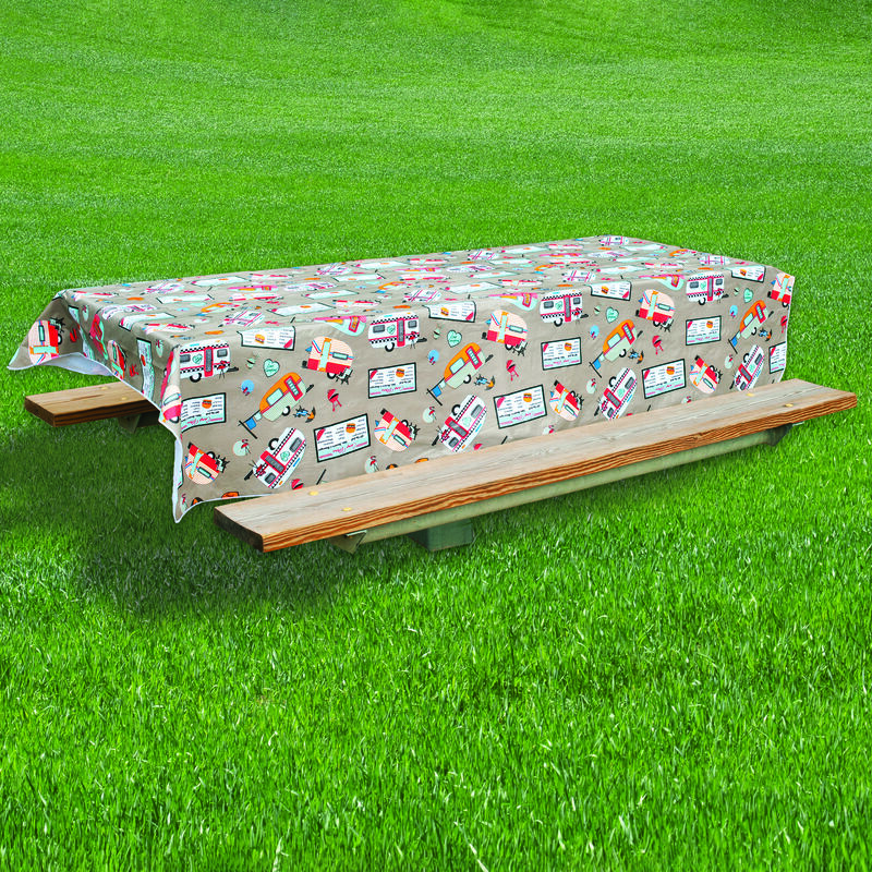 RV Diner Tablecloth, 82" x 54" image number 1