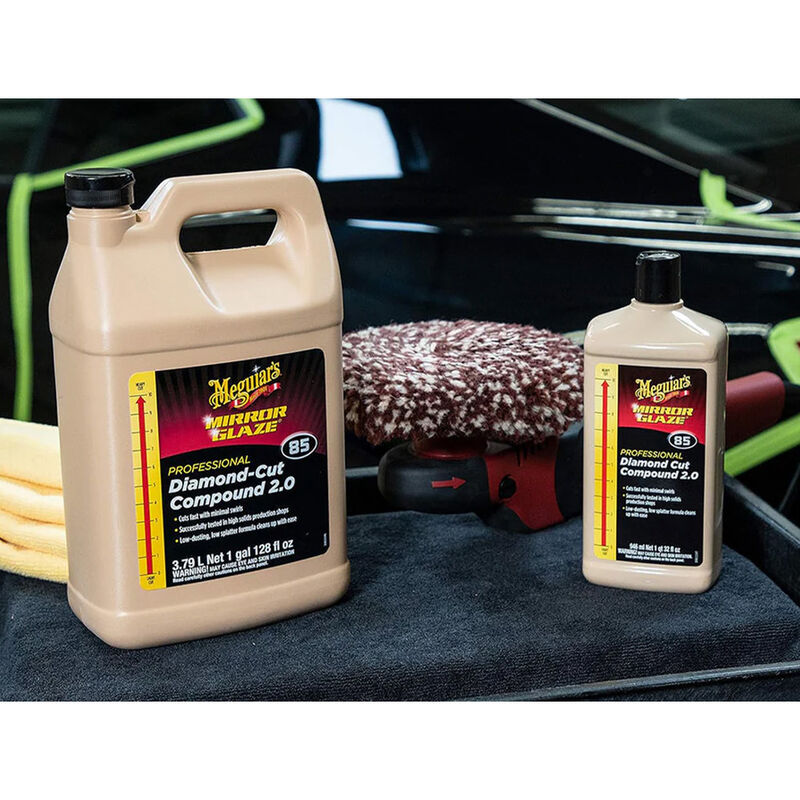 Meguiar's Mirror Glaze Diamond Cut Compound 2.0, 1 Gallon image number 2