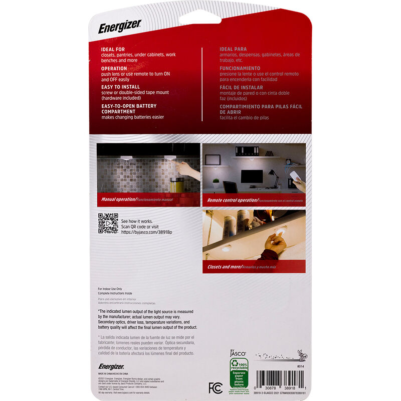 Energizer Puck Lights, 3-Pack image number 12