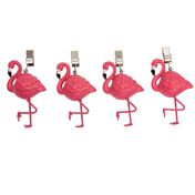 Flamingo Tablecloth Weights - 4 Pack