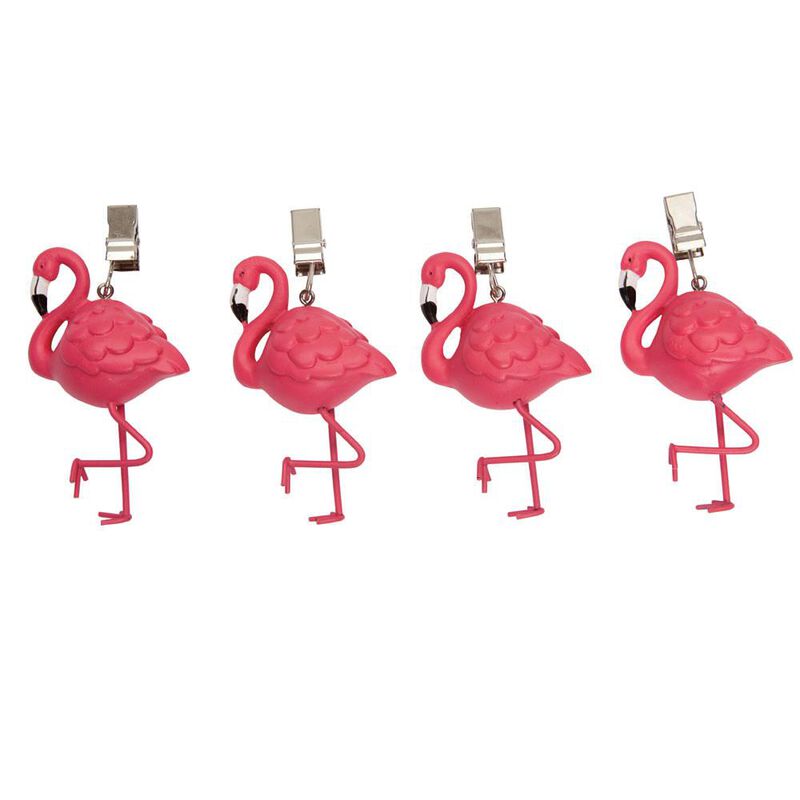 Flamingo Tablecloth Weights - 4 Pack image number 1