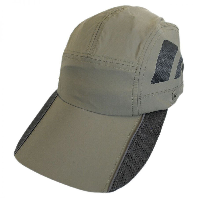 Dorfman Pacific Men&rsquo;s Umbra Fishing Cap with Foldaway Sun Shield image number 4