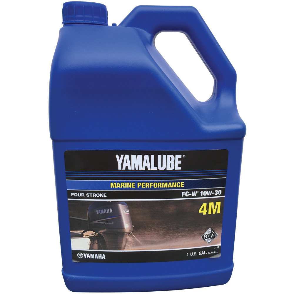 Yamaha Yamalube 4M 4Stroke Outboard Engine Oil, Gallon Overton's