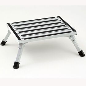 Stromberg Carlson Aluminum Folding Leg Platform Step