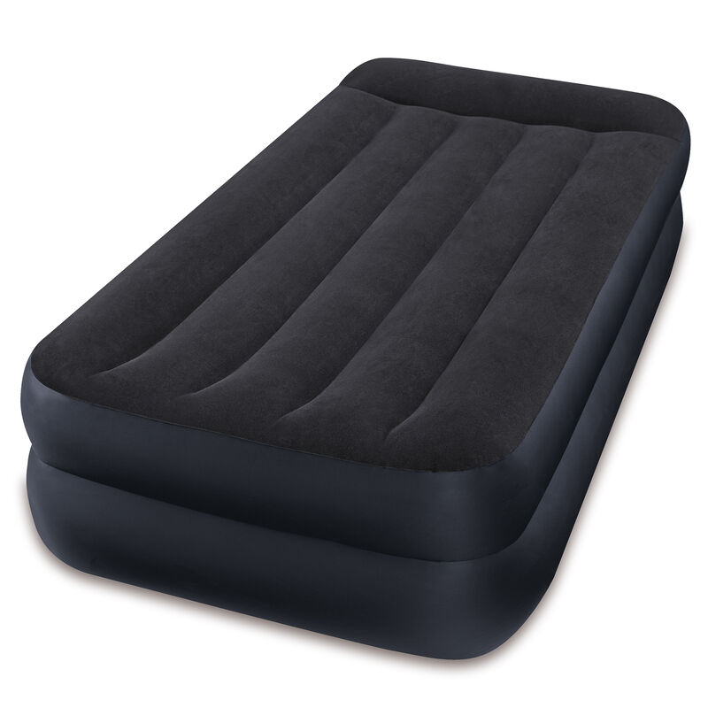 Intex Dura-Beam Pillow Rest 16-1/2" Raised Airbed with Built-In Pump, Twin image number 1