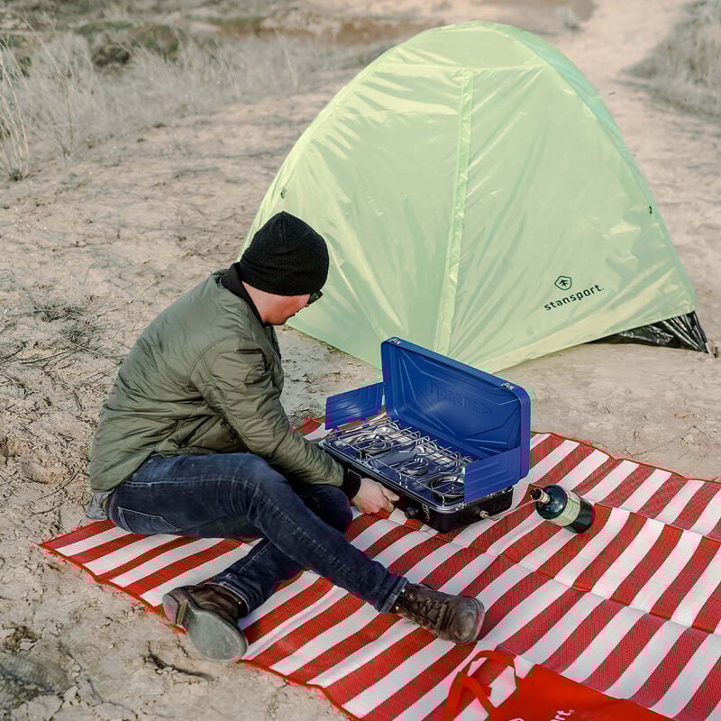 Stansport Starlite I Mesh Backpack Tent with Full Rain Fly image number 12