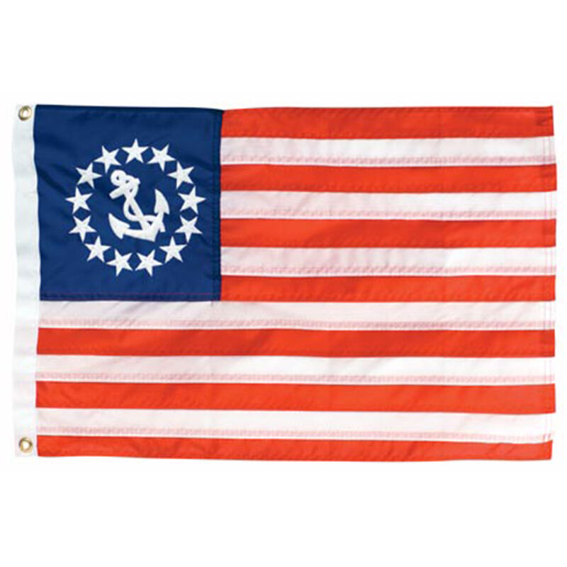 Sewn US Yacht Ensign, 16" x 24" image number 1