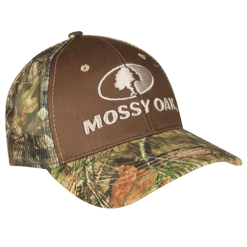 Mossy Oak Men’s Camo Logo Mesh-Back Cap image number 1