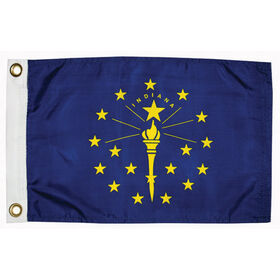 Indiana State Flag, 12" x 18"