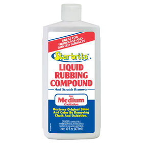 Star Brite Liquid Rubbing Compound For Medium Oxidation, 16 oz.