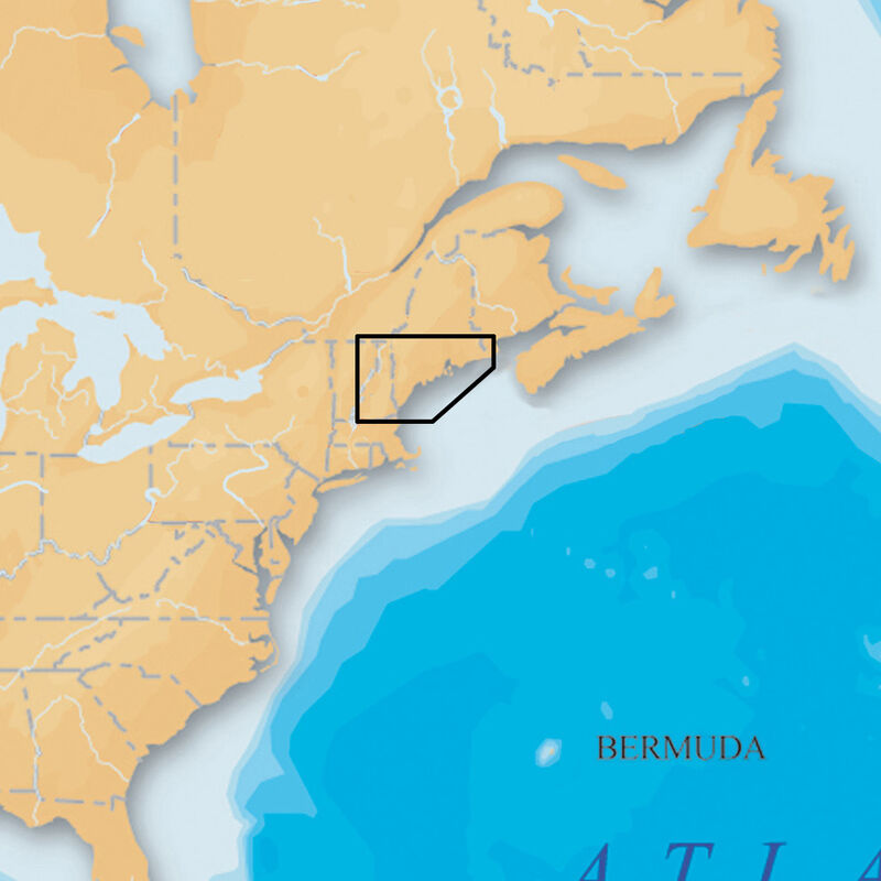 Navionics Platinum+ Map, Maine - SD Cartridge image number 1