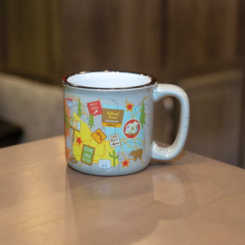 Camp Casual Mugs, Travel Map image number 3