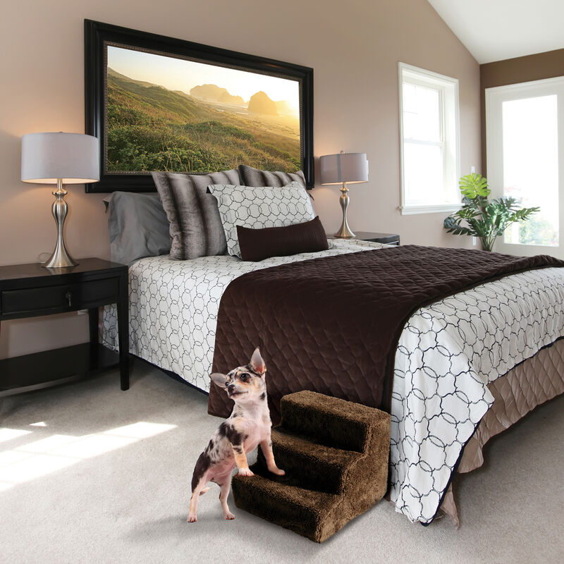 Pet Steps, Brown Fleece  image number 2