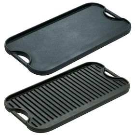 Lodge Cast Iron Reversible Pro Grid Iron Griddle