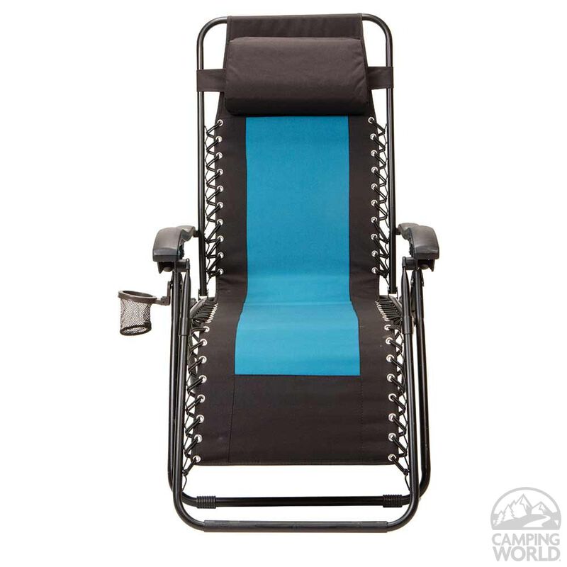 Duo-blend Recliner with Folding Bungee Table image number 13