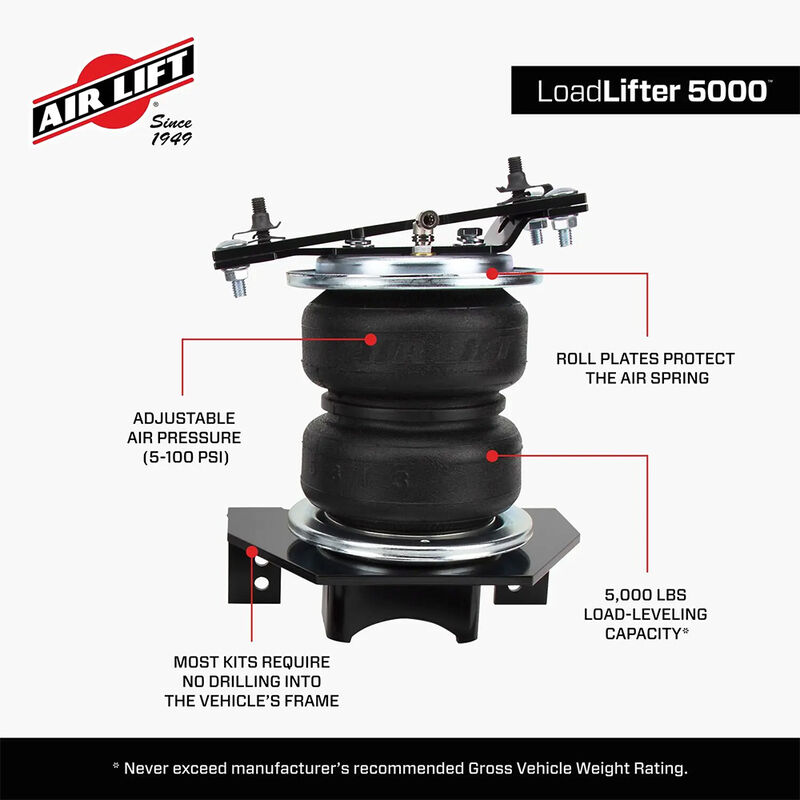 Air Lift LoadLifter 5000 Air Spring Kit, '17-'26 Ford F-450 4WD image number 5