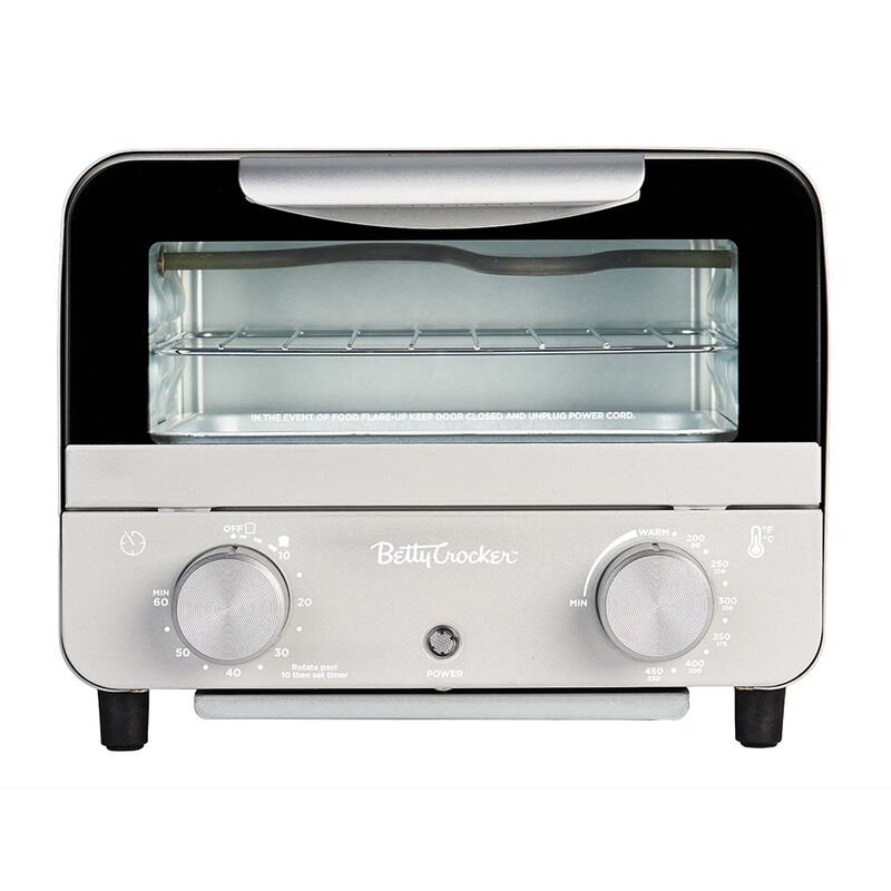 Betty Crocker Mini Toaster Oven, 7-Liter, Black image number 2