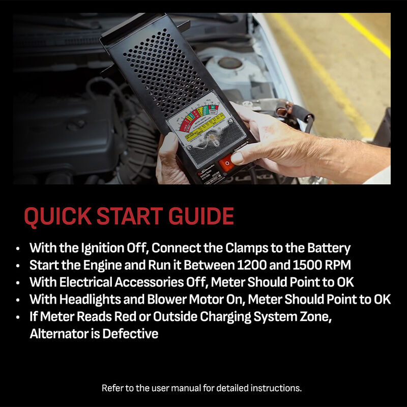 Schumacher BT-100 Battery Load Tester image number 3