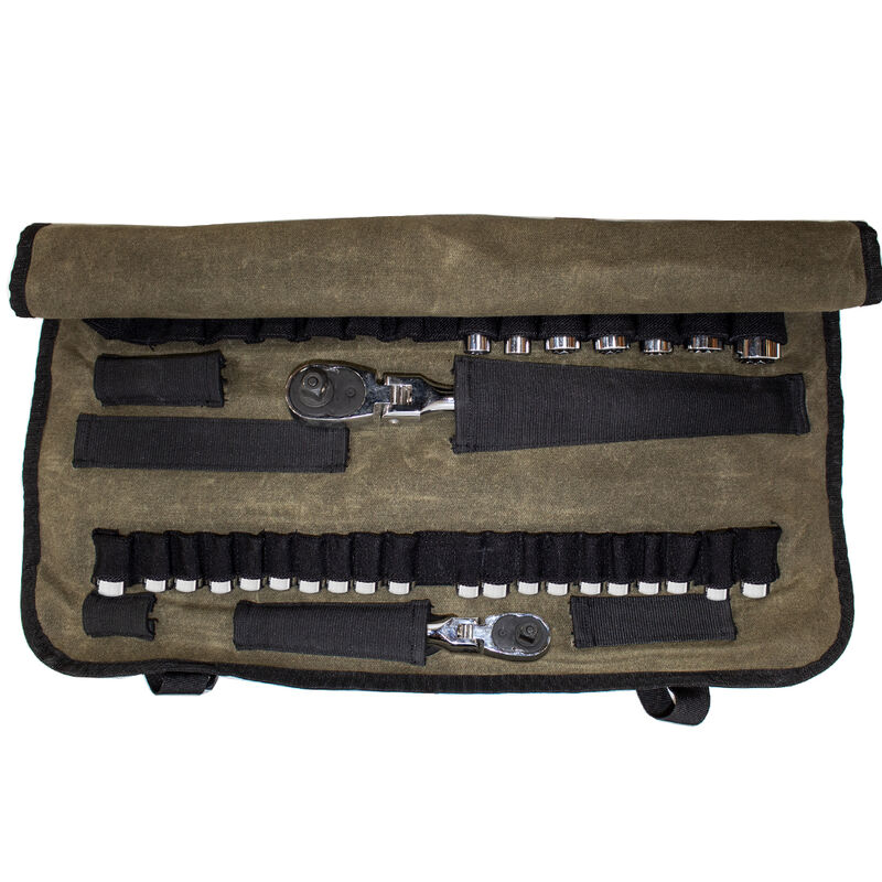 Overland Vehicle Systems Rolled Bag Socket Organizer, #16 Waxed Canvas image number 3