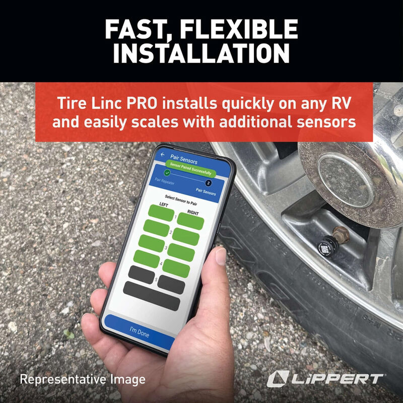 Lippert Tire Linc PRO RV TPMS Tire Pressure Monitoring System Upgrade Kit image number 7