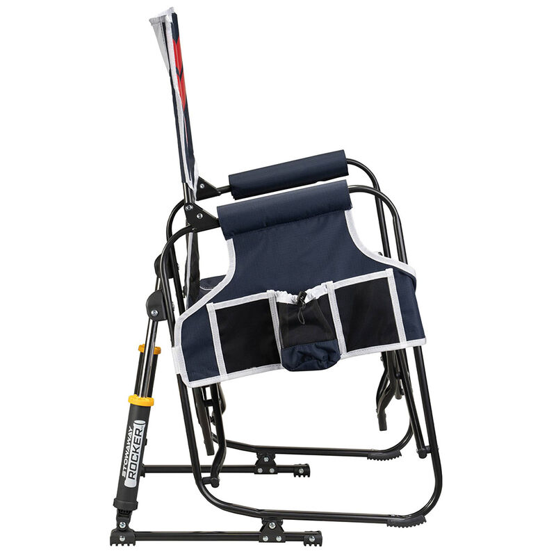 GCI Outdoor Stowaway Rocker Chair-Black image number 16