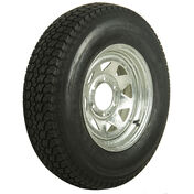 Tredit H188 225/75 x 15 Bias Trailer Tire, 6-Lug Spoke Galvanized Rim