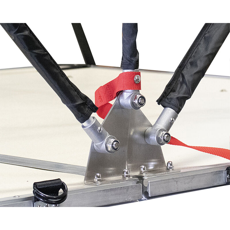 Nomadic 3 Arctic Extended Roof Top Tent, White and Dark Gray image number 2