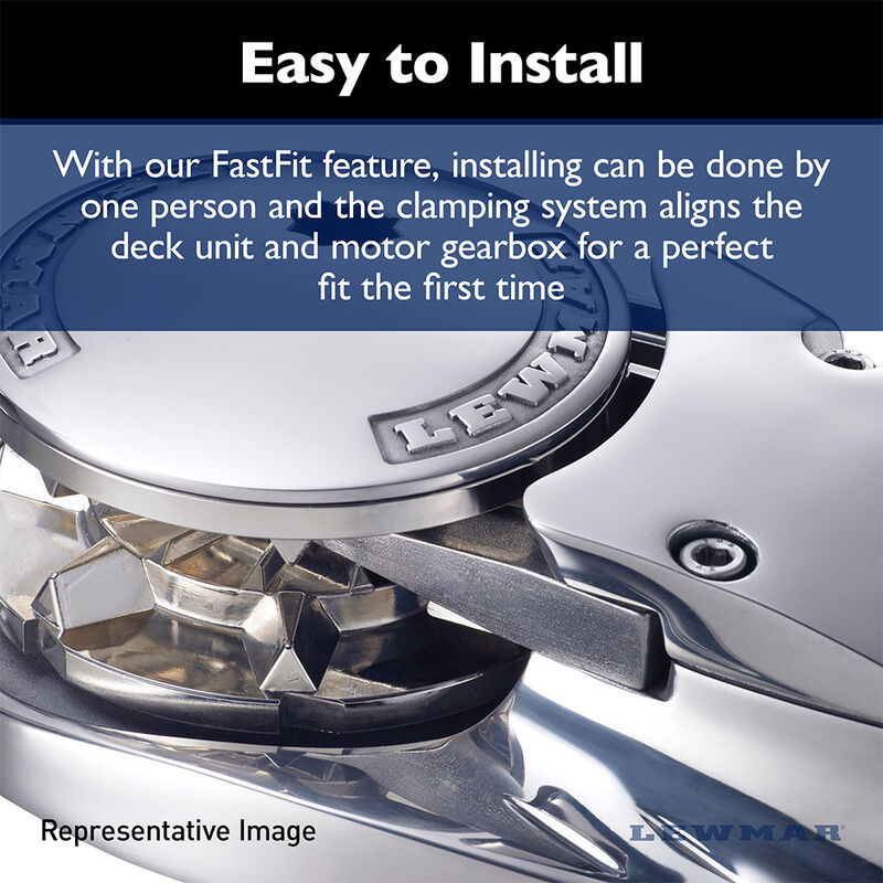 Lewmar V1 Gypsy Only 12V (002) image number 8