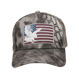 Outdoor Cap Men&rsquo;s Americana Flag Logo Kryptek Camo Cap
